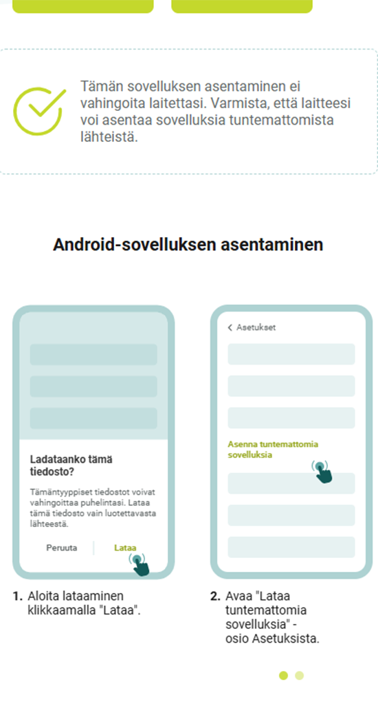 VivatBet sovellus androidille